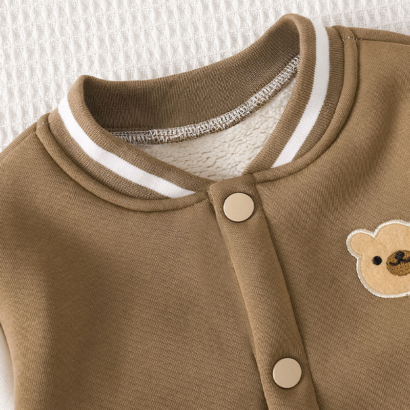 Children Fleece Baseball Jacke - đánh giá và giá Toddler Boy Winter Fleece Jacket