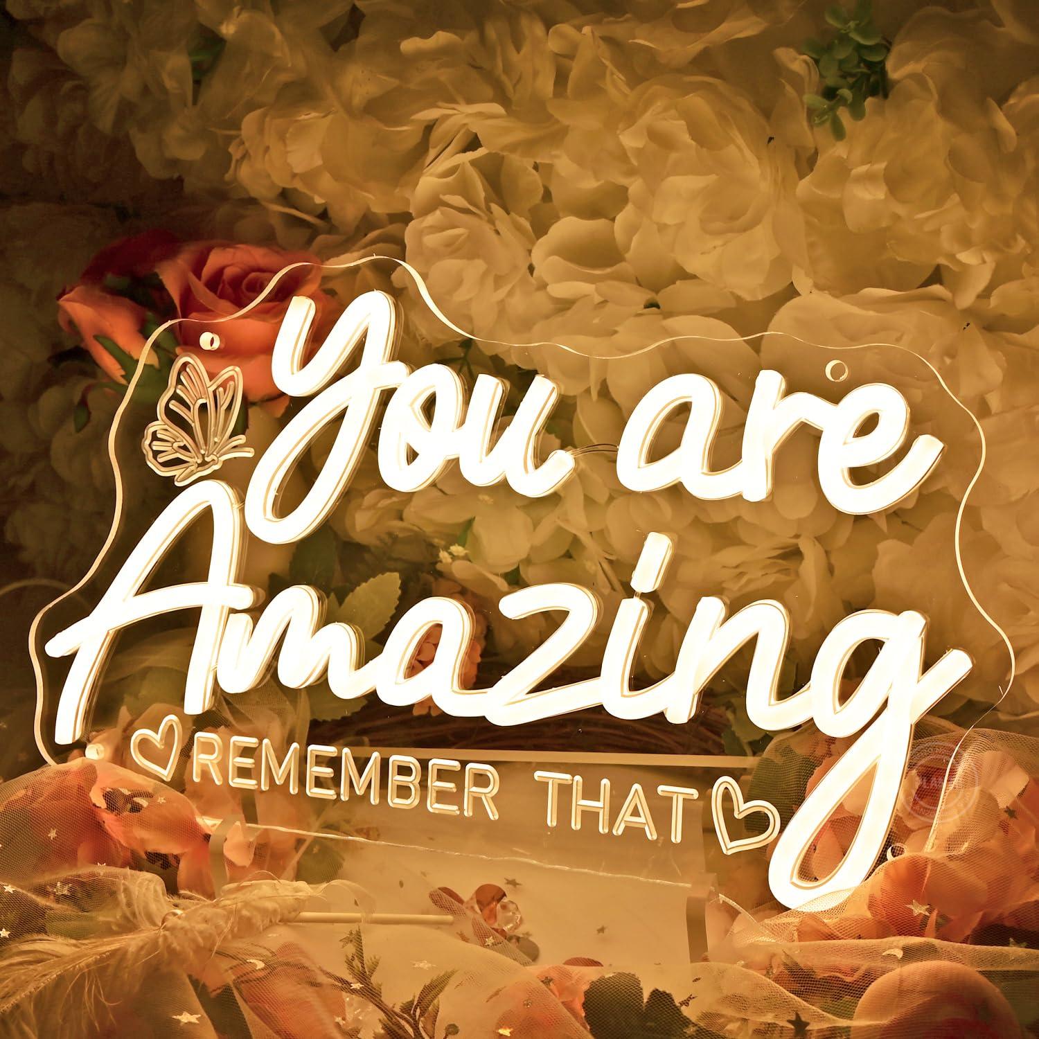 You Are Amazing Neon Sign Dimm - đánh giá và giá Nursery