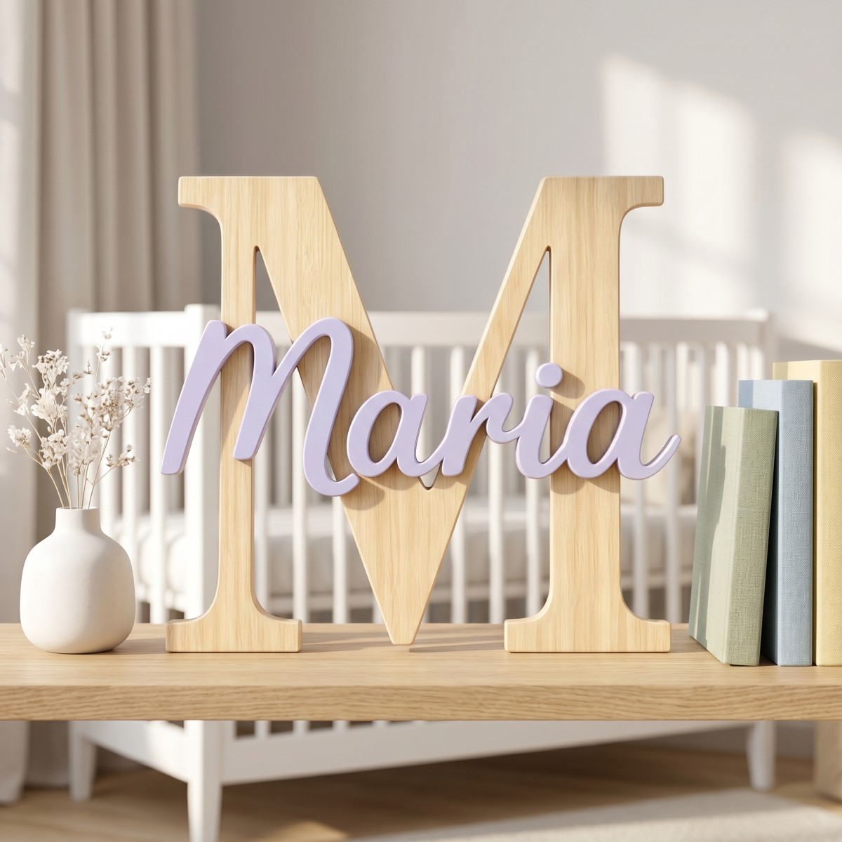 1Pc Custom Minimalist Wooden N - đánh giá và giá Nursery
